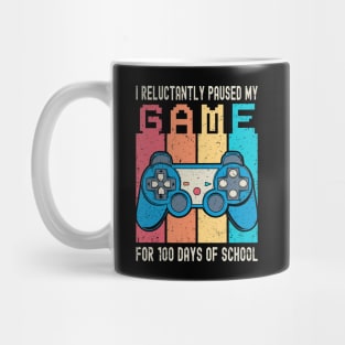 I Paused My Game for 100 Days of School Mug